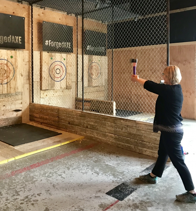 Forged Axe Throwing RE/MAX Sea to Sky Real Estate Whistler